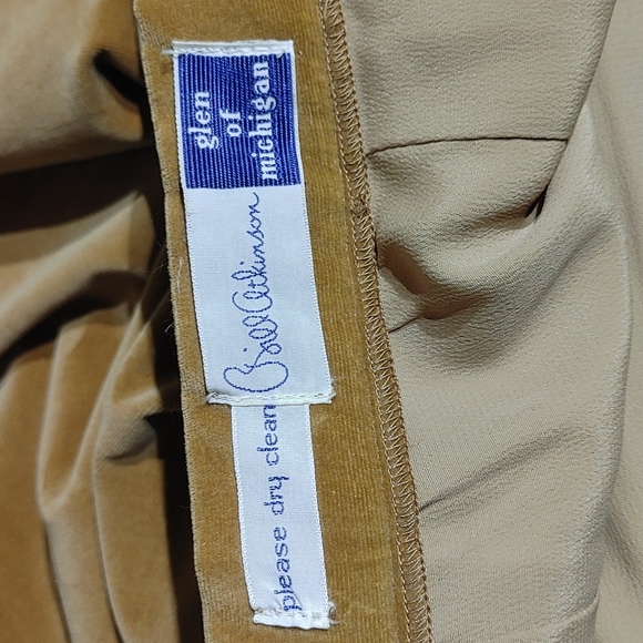 Vintage 1950s Bill Atkinson for glen of michigan velvet skirt - Picture 6 of 7